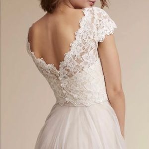 New Bhldn Tadashi Shoji Sydney Topper Size Small